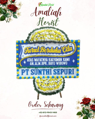 Papan Bunga Duka di Binjai Barat