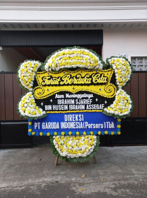 Papan Bunga Duka di Binjai Barat
