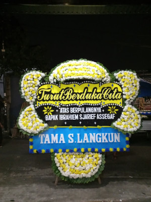Papan Bunga Duka di Binjai Barat