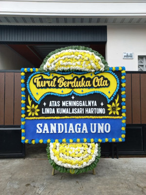 Papan Bunga Duka di Binjai Barat